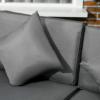 8 Piece Patio Rattan Sofa Set for Outdoor Garden, Grey