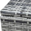 4-Piece PE Rattan Outdoor Garden Furniture Set Mixed Grey 4-Piece PE Rattan Outdoor Garden Furniture Set Mixed Grey