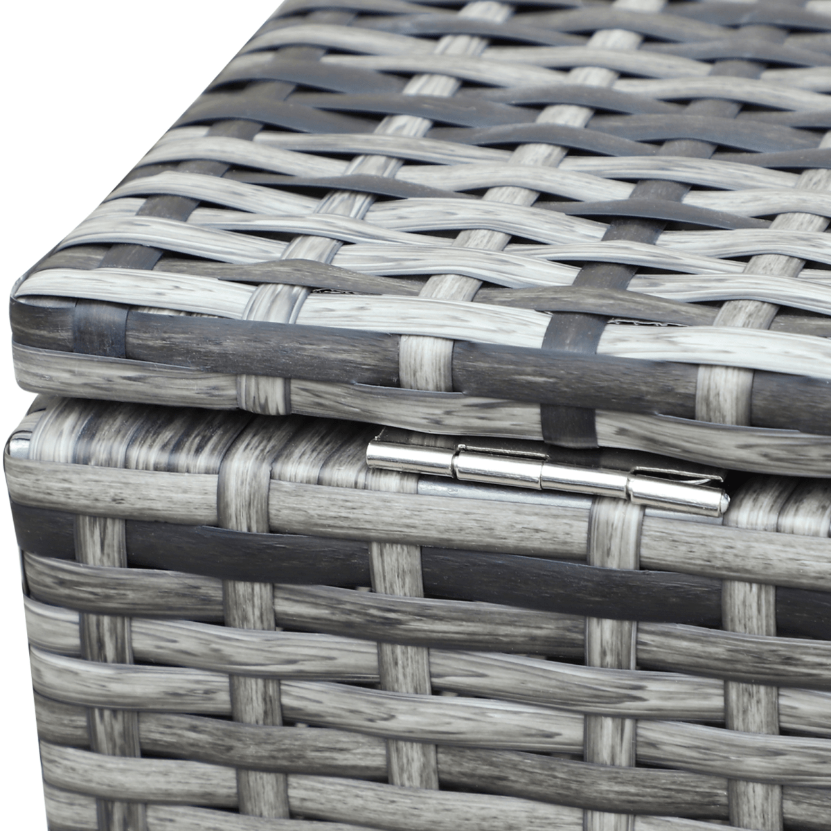 4-Piece PE Rattan Outdoor Garden Furniture Set Mixed Grey 4-Piece PE Rattan Outdoor Garden Furniture Set Mixed Grey - Image 7