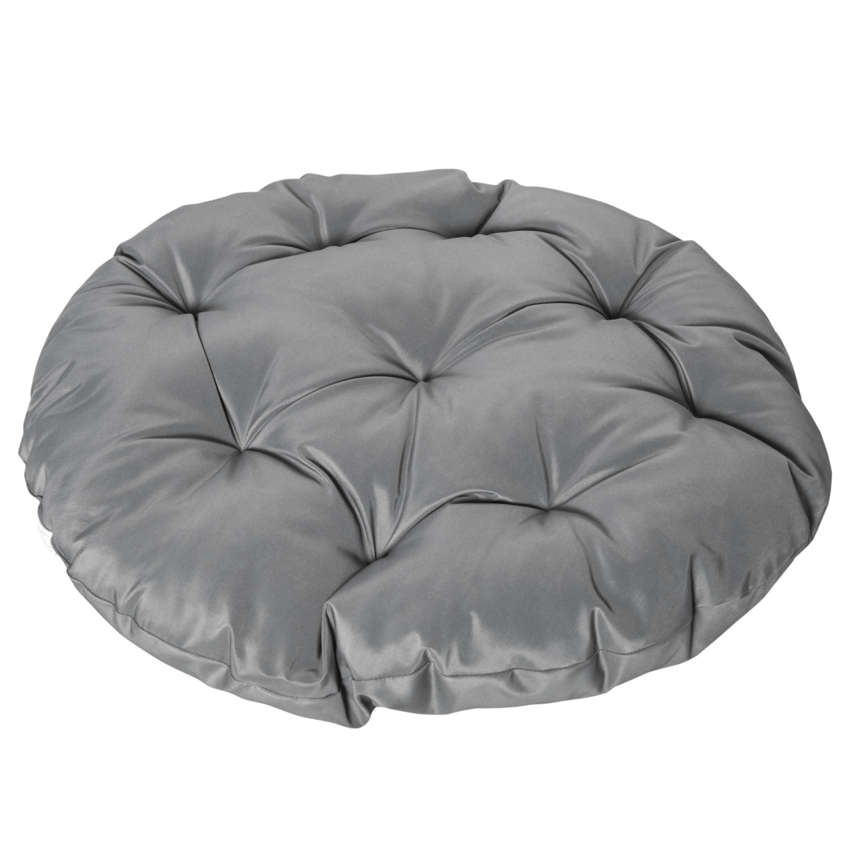 360??Swivel Rattan Papasan Moon Bowl Chair Round Outdoor Padded-Grey Outsunny 360??Swivel Rattan Papasan Moon Bowl Chair Round Outdoor Padded-Grey Outsunny - Image 7