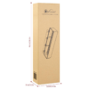 VINSANI 2pc BLACK SHOWER CADDY 1010503 VINSANI 2pc BLACK SHOWER CADDY 1010503