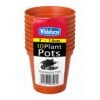 7.5cm Garden Plant Pots – Terracotta Set of 10