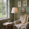 54CM LAMP AND SHADE - Image 8