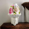 8 Inch Floral LED Nightlight – Pink and White Flowers - Image 5
