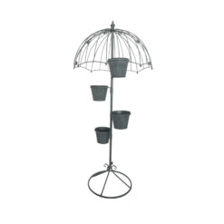 130cm Grey Metal Garden Planter