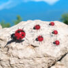 Metal Ladybird Garden Decorations – Set of 6 - Image 5