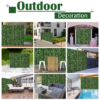 Outsunny Artificial Leaf Hedge Screen Privacy Fence Panel for Garden 3Mx1M - Image 8
