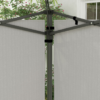 Outsunny Gazebo Side Panels for 3x3(m) or 3x6m Gazebo Canopy, 2 Pack, Green - Image 8
