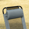 2 Portable Folding Recliner Outdoor Patio Chaise Lounge Chair with Backrest - Image 8