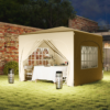 Outsunny 3 x 3(m) UPF50+ Pop Up Gazebo with Sides and Carry Bag Outsunny 3 x 3(m) UPF50+ Pop Up Gazebo with Sides and Carry Bag - Image 8