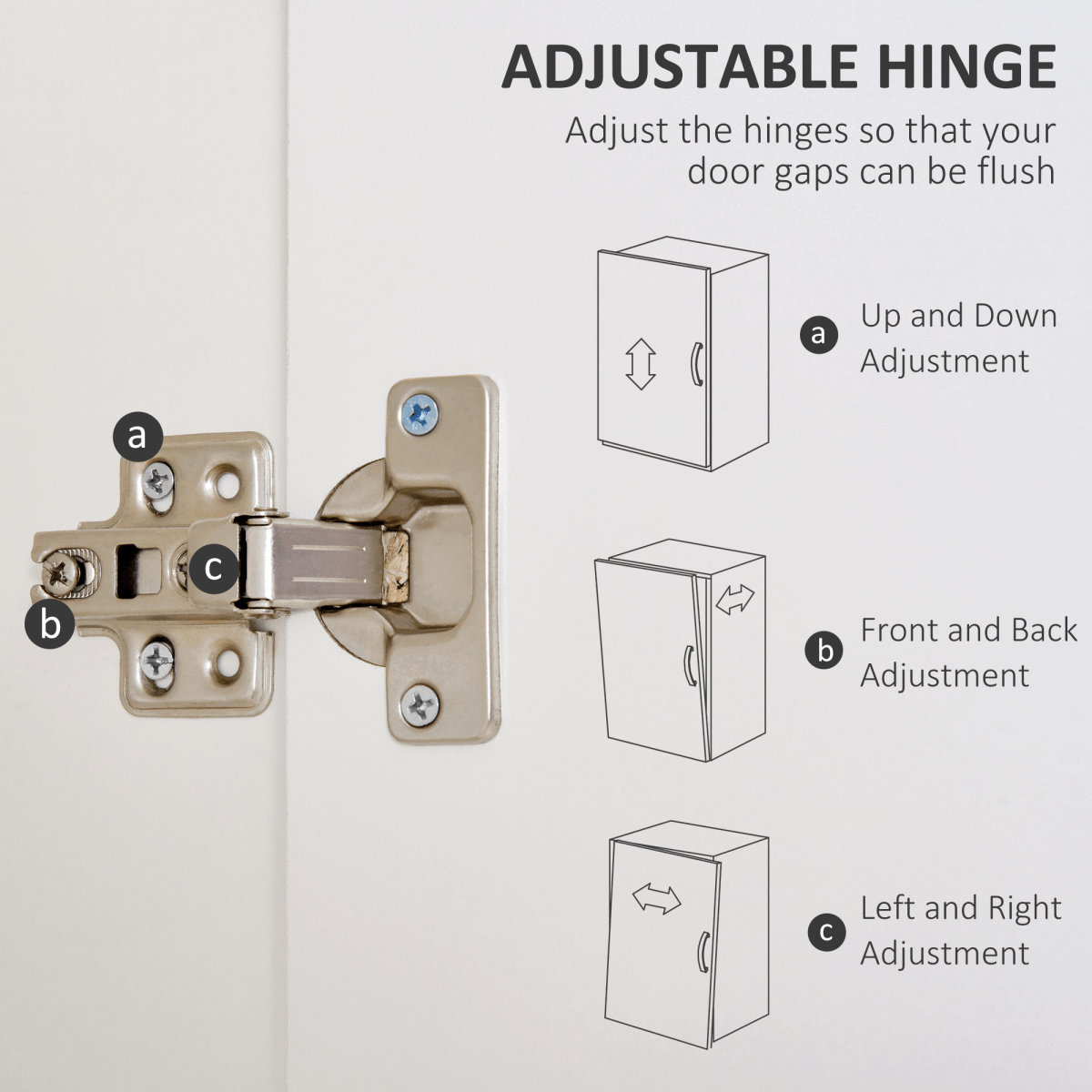 Particle Board 2-Drawer Wardrobe White/Oak Particle Board 2-Drawer Wardrobe White/Oak - Image 8