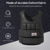 10kg Adjustable Weight Vest for Running and Gym Training, Black