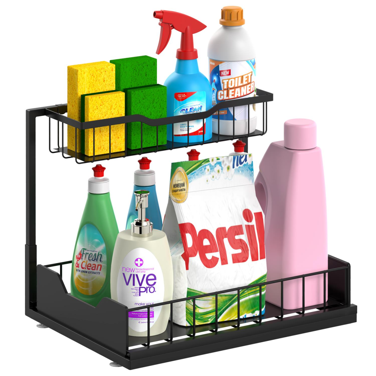 Metal Under Sink Storage Rack Metal Under Sink Storage Rack - Image 8