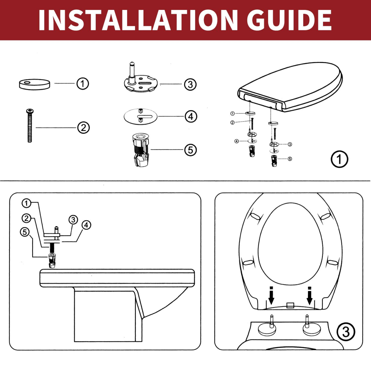 Quick Release Toilet Seat Quick Release Toilet Seat - Image 8