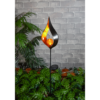 Flame Globe Solar Stake Light