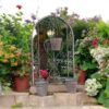 80CM WALL MIRROR WITH TRIPLE PLANTER 80CM WALL MIRROR WITH TRIPLE PLANTER - Image 3