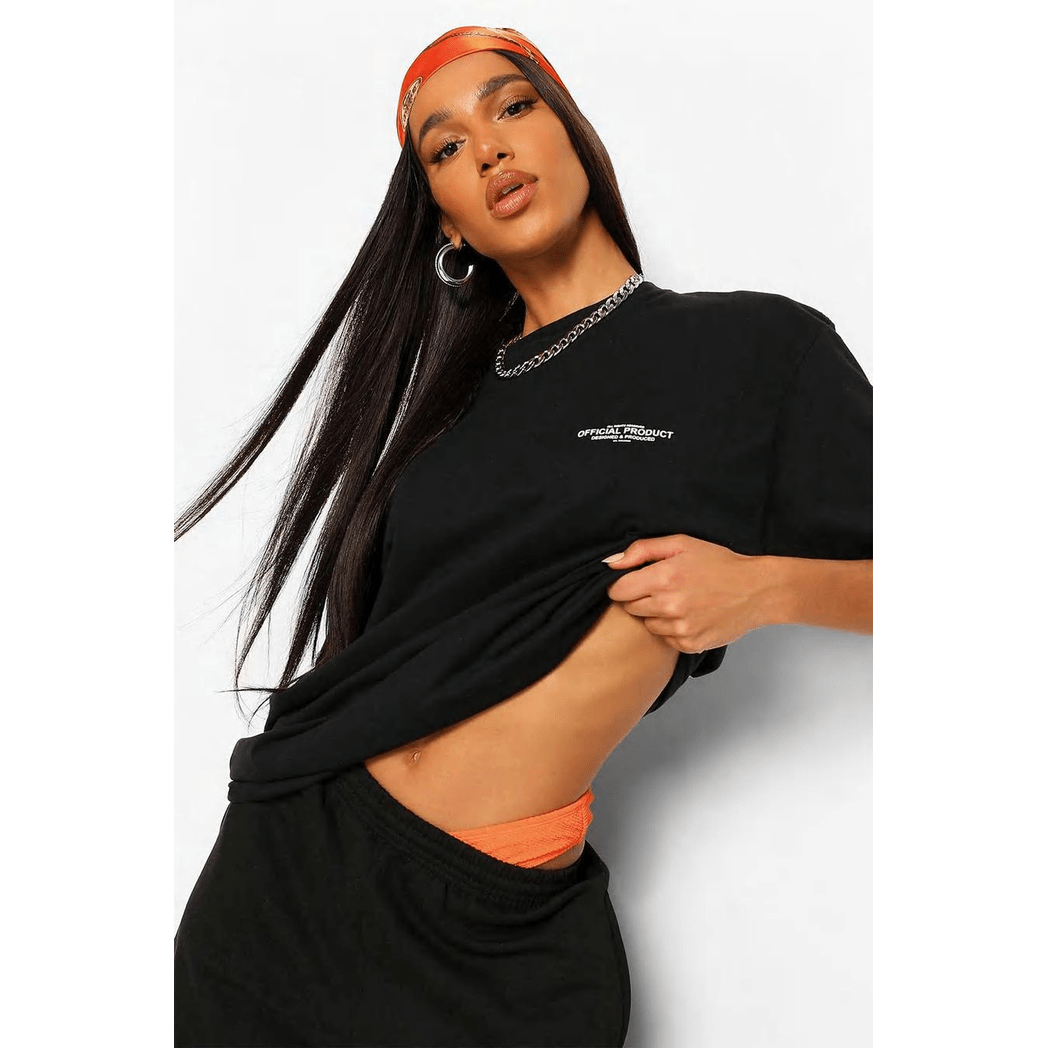 Ladies Oversized Limited Edition Short Sleeve T-Shirt Ladies Oversized Limited Edition Short Sleeve T-Shirt - Image 3