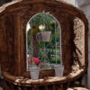 80CM WALL MIRROR WITH TRIPLE PLANTER 80CM WALL MIRROR WITH TRIPLE PLANTER - Image 5