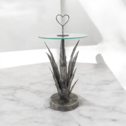 Alternative view of 79cm Metal Leaf Design Table