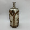 15" Antique Silver Glass Glass Decorative Vase
