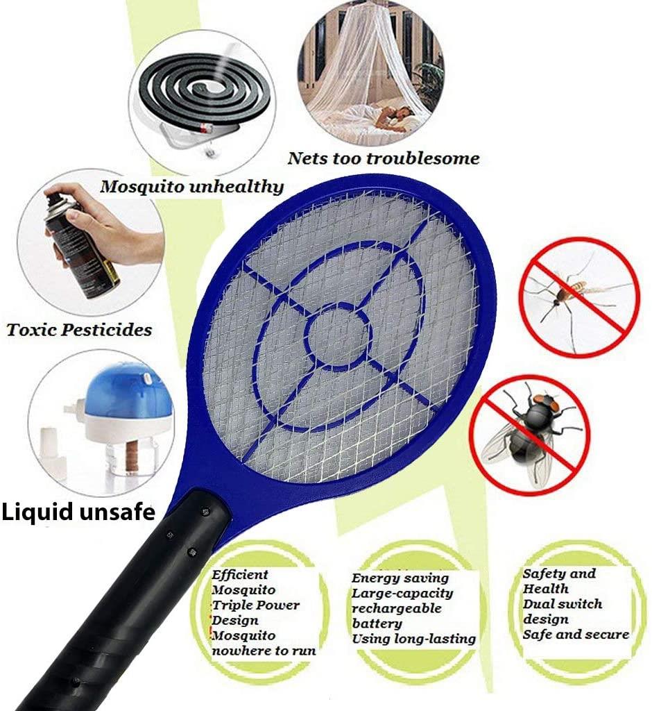 Bug Zapper Electric Fly Mosquito Swatter Instant Insect Wasp Pest Killer Racket Bug Zapper Electric Fly Mosquito Swatter Instant Insect Wasp Pest Killer Racket - Image 6