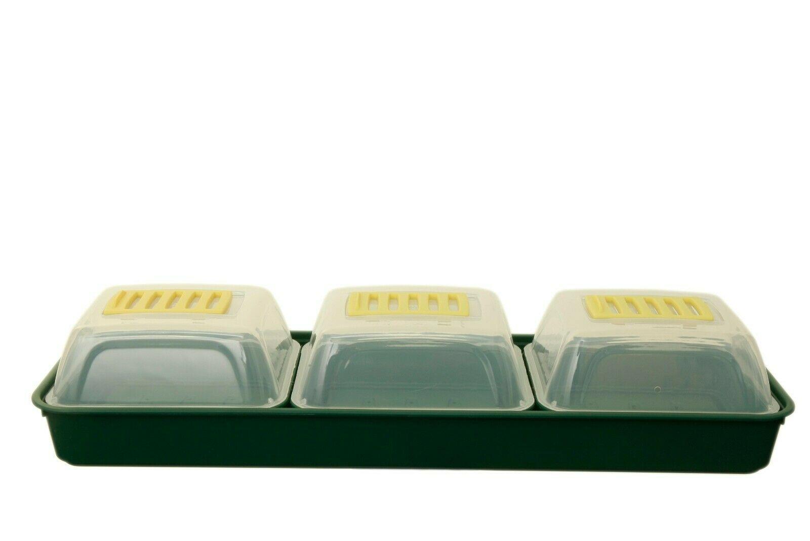 Whitefurze 7 Piece Windowsill Propagator Set - Green Whitefurze 7 Piece Windowsill Propagator Set - Green - Image 3