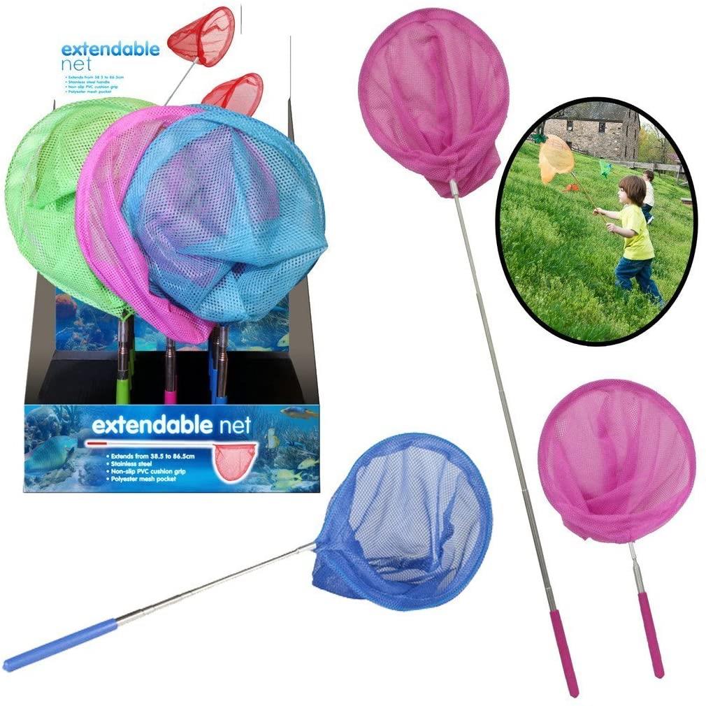 Kids Extendable Fishing Butterfy Bug Insect Net Telescopic Handle Garden Toy Kids Extendable Fishing Butterfy Bug Insect Net Telescopic Handle Garden Toy