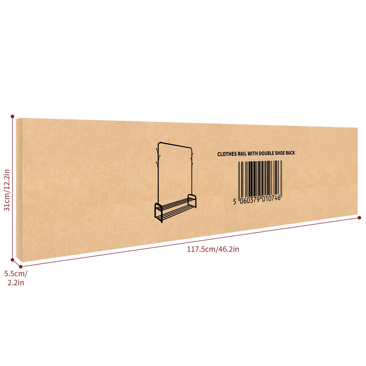 Deluxe Clothes Rail and Shoe Rack Deluxe Clothes Rail and Shoe Rack - Image 7