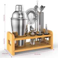 15 Piece Cocktail Shaker Set