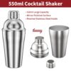 15 Piece Cocktail Shaker Set