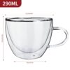 Double Wall Glasses Vaso Set