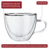 Double Wall Glasses Vaso Set