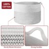 White and Light Grey Laundry Basket