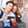 RFID Passport Organiser Wallet - Black