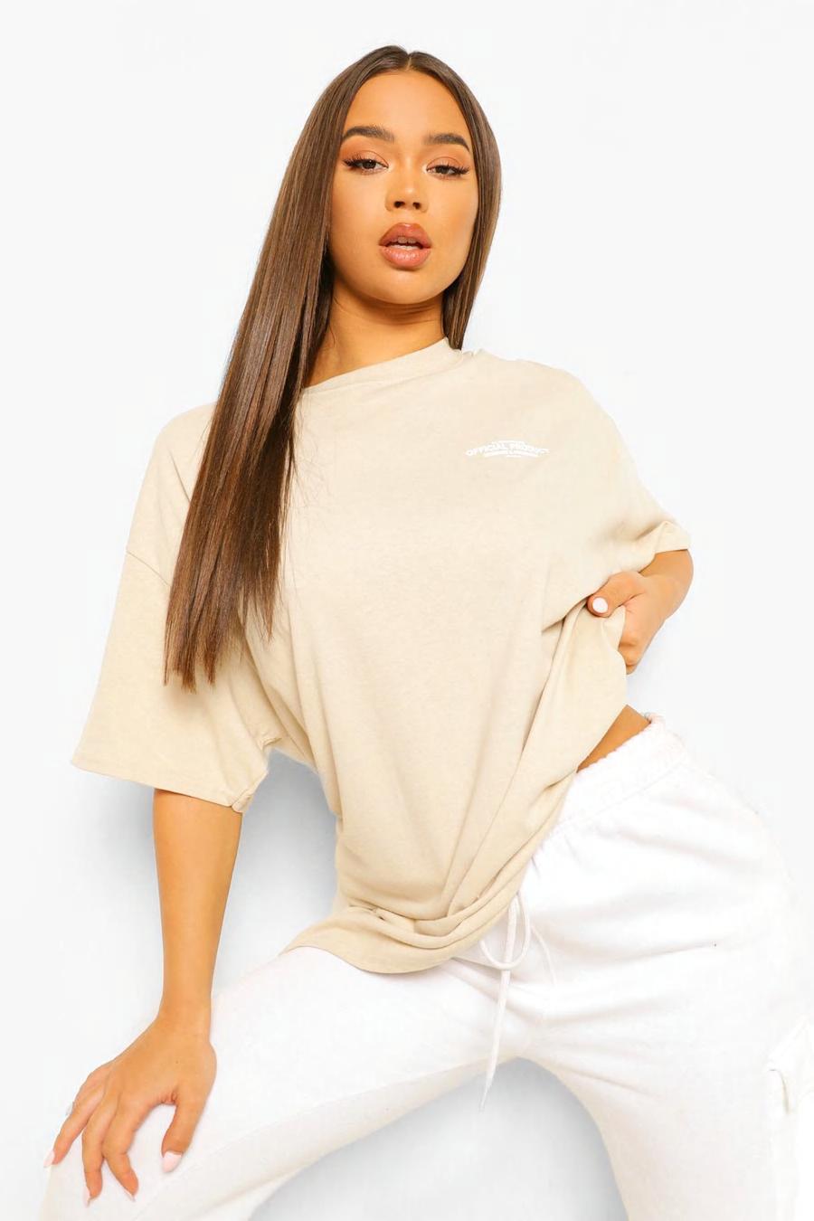 Ladies Oversized Limited Edition Short Sleeve T-Shirt Ladies Oversized Limited Edition Short Sleeve T-Shirt