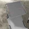 Outsunny Folding Sun Lounger Set of 2 with Sunshade Adjustable Backrest - Image 8