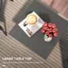PE Rattan Outdoor Coffee Table and Side Table, Grey PE Rattan Outdoor Coffee Table and Side Table, Grey