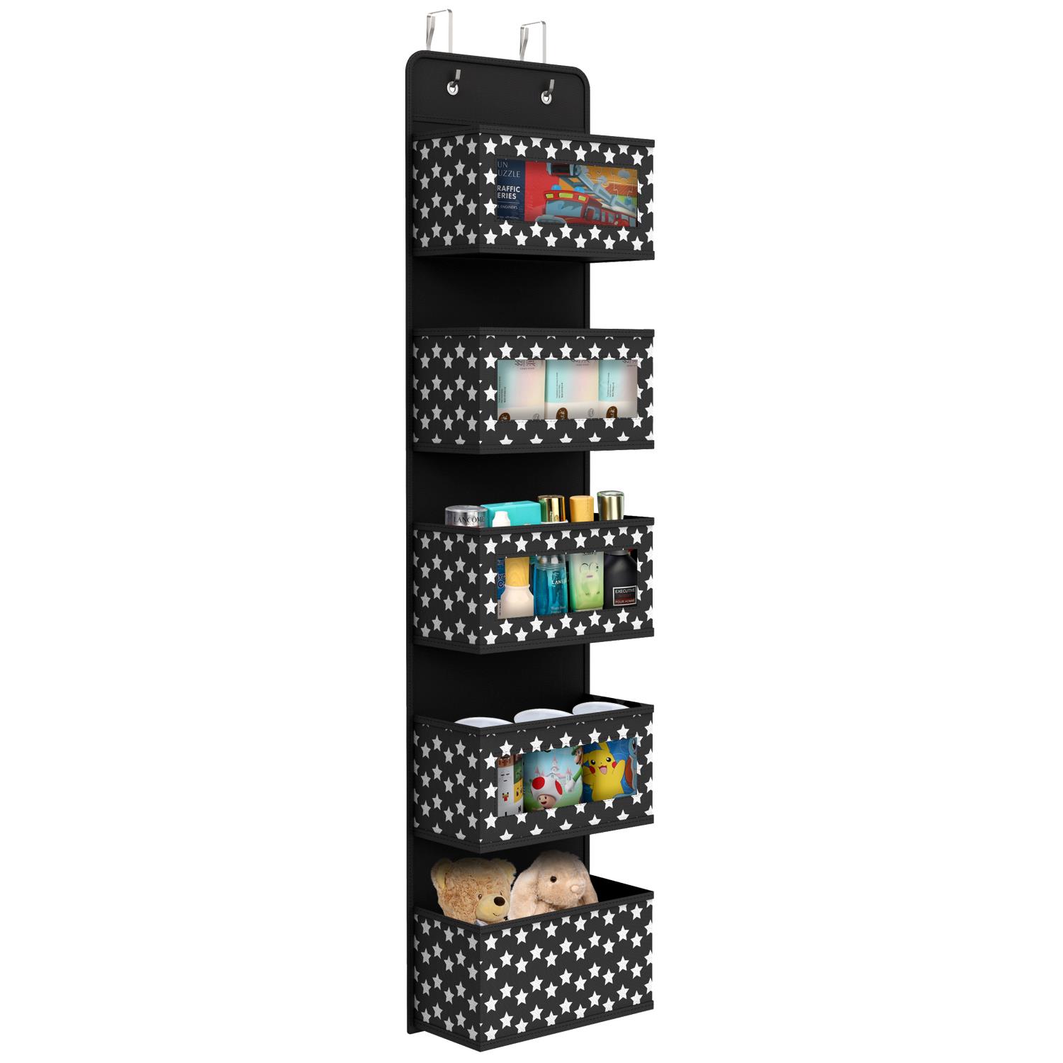 VINSANI 5TIER BLACK HANGING ORGANISER 1010282 VINSANI 5TIER BLACK HANGING ORGANISER 1010282