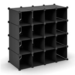 16 Pair Modular Shoe Rack