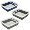Vinsani Collapsible Folding Quality Dish Drainer Cutlery Plate Holder Drying Rack Vinsani Collapsible Folding Quality Dish Drainer Cutlery Plate Holder Drying Rack