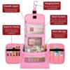 Hanging Toiletry Travel Bag - Pink Hanging Toiletry Travel Bag - Pink - Image 3