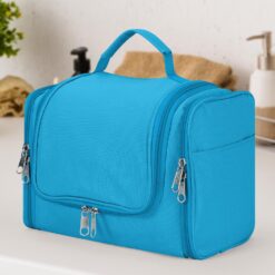 Alternative view of Hanging Toiletry Travel Bag - Blue