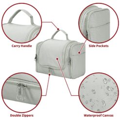 Alternative view of VINSANI TOILETRY BAG L.GREY 1010184
