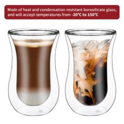 Alternative view of VINSANI DOUBLE WALL GLASSES CURVE 1010066