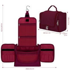 Alternative view of VINSANI TOILETRY BAG PURPLE 1010187