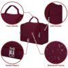 Hanging Toiletry Travel Bag - Purple