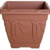 Whitefurze 38cm Square Venetian Planter - Terracotta