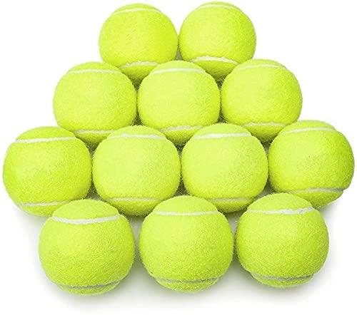 Aspect Practice Tennis Balls, Pressureless Training Exercise Tennis Balls with bag, Soft Rubber Tennis Balls for Beginners, Pack of 12 Aspect Practice Tennis Balls, Pressureless Training Exercise Tennis Balls with bag, Soft Rubber Tennis Balls for Beginners, Pack of 12 - Image 2