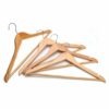 20 Pack Wooden Coat Hangers – Natural Wooden Suit and Clothes Hangers - Image 7