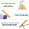 20 Pack Wooden Coat Hangers – Natural Wooden Suit and Clothes Hangers - Image 6